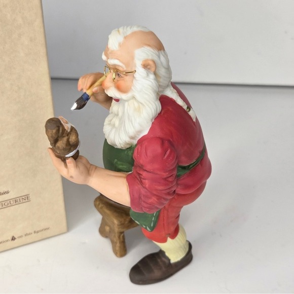 Hallmark Vintage Santa Claus The Toymaker Made In Taiwan 1986 NIOB - Picture 8 of 12